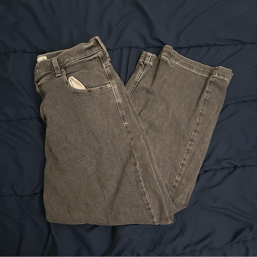 Hollister Gray Baggy Jeans 34x30